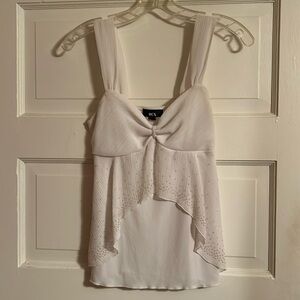 BCX white tank top size small, very lightweight and comfortable 😊